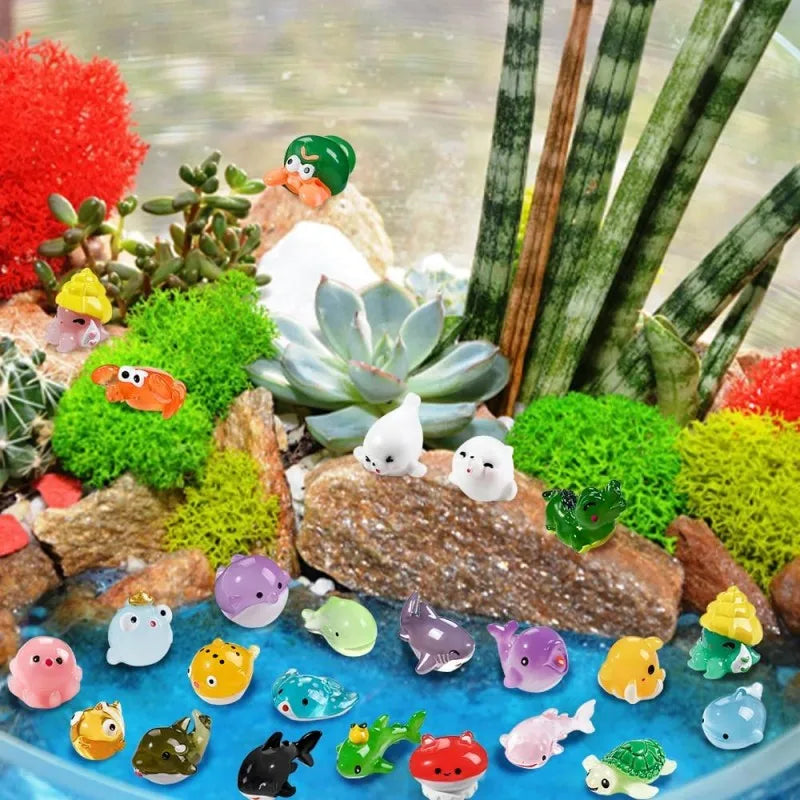 Mini Ocean Resin Animals