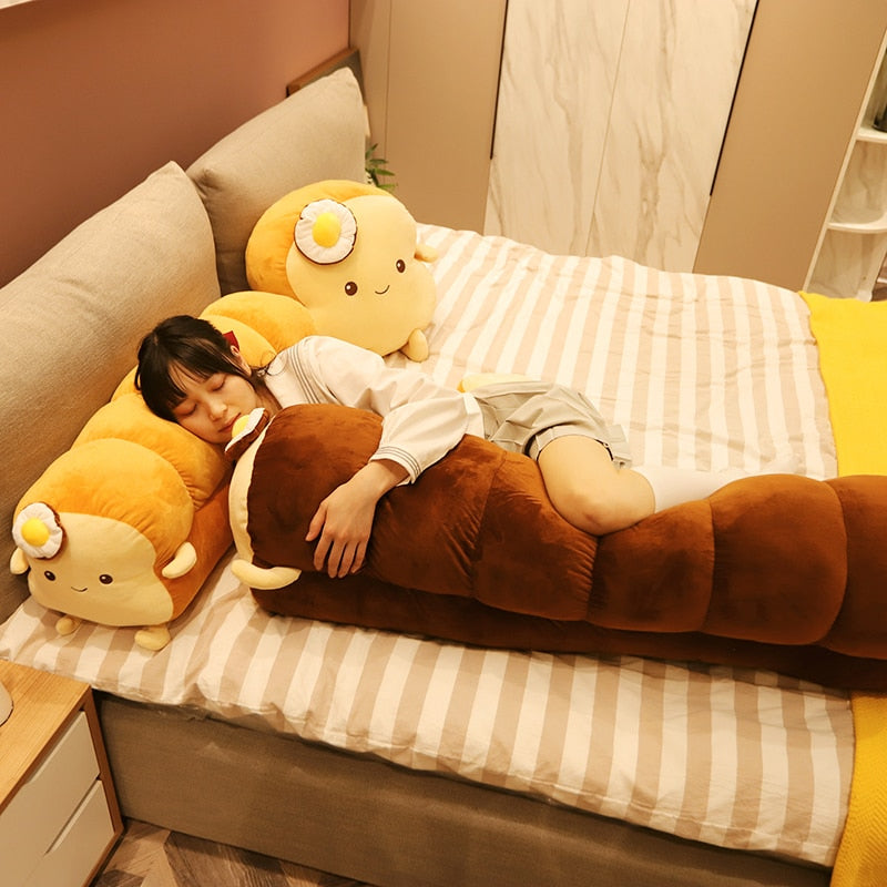 Plushmallow Fried Egg & Bread Plushie