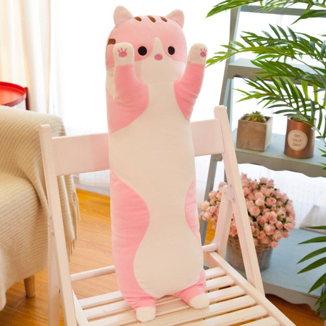 Plushmallow SuperSquish Long Sausage Cat Plushie