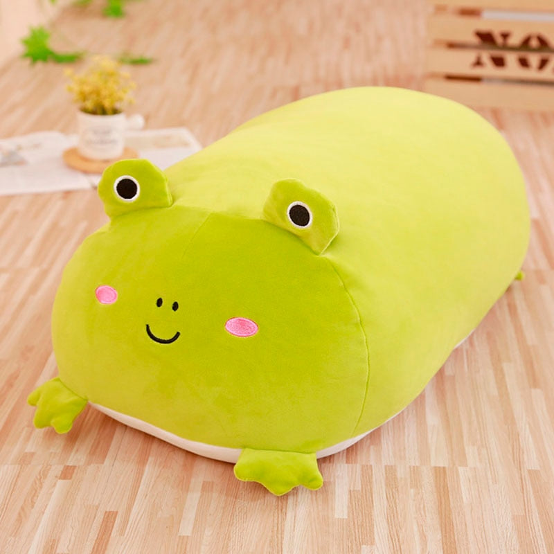 Plushmallow SuperSquish Long Squishy Dinosaur, Pig, Cat, & Panda Plushy