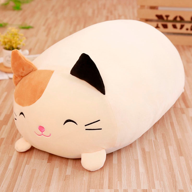 Plushmallow SuperSquish Long Squishy Dinosaur, Pig, Cat, & Panda Plushy