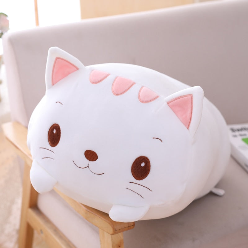 Plushmallow SuperSquish Long Squishy Dinosaur, Pig, Cat, & Panda Plushy