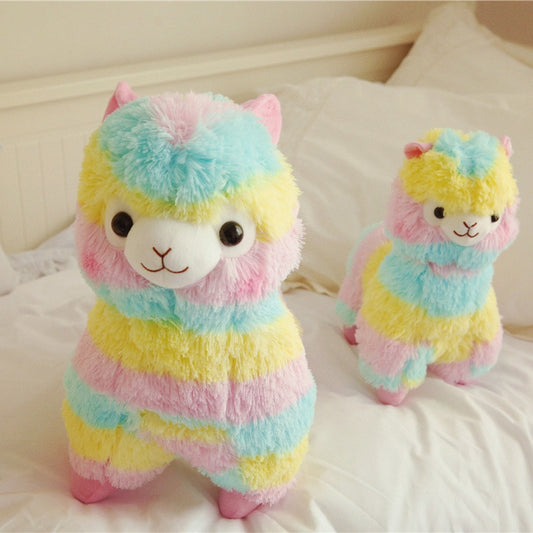 Plushmallow Rainbow Alpaca Plushie