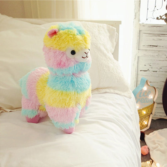 Plushmallow Rainbow Alpaca Plushie