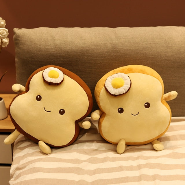 Plushmallow Fried Egg & Bread Plushie
