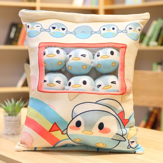 Plushmallow Plushie Pudding Bag - Animals and Fruits