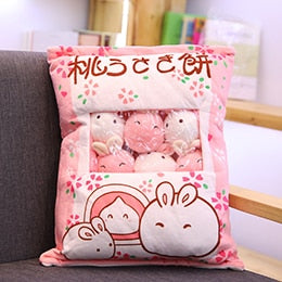Plushmallow Plushie Pudding Bag - Animals and Fruits