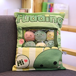 Plushmallow Plushie Pudding Bag - Animals and Fruits