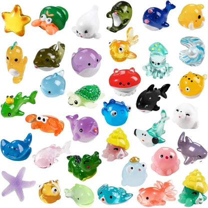 Mini Ocean Resin Animals