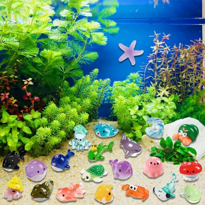 Mini Ocean Resin Animals