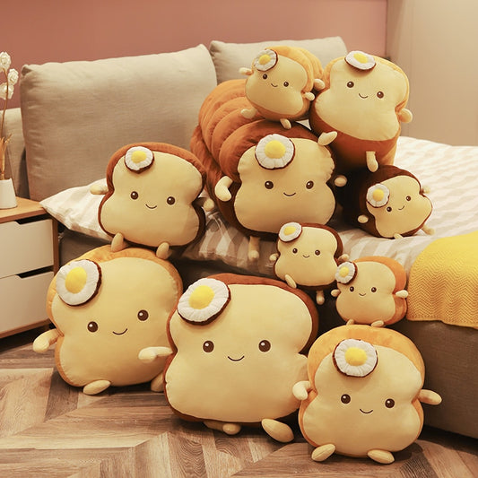 Plushmallow Fried Egg & Bread Plushie