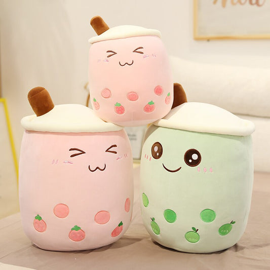 Squishmallow Kawaii Pearl Bubble Tea Plushie