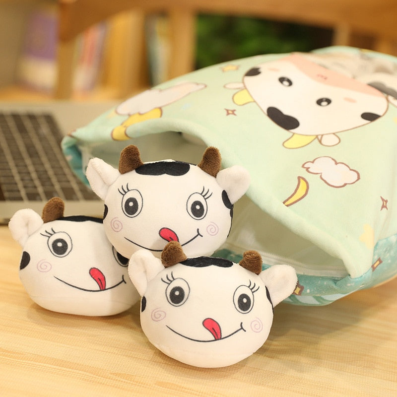 Plushmallow Plushie Pudding Bag - Animals and Fruits