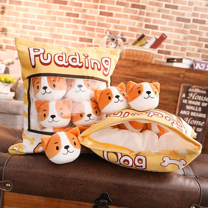 Plushmallow Plushie Pudding Bag - Animals and Fruits