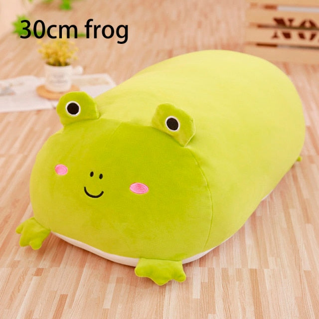 Plushmallow SuperSquish Long Squishy Dinosaur, Pig, Cat, & Panda Plushy