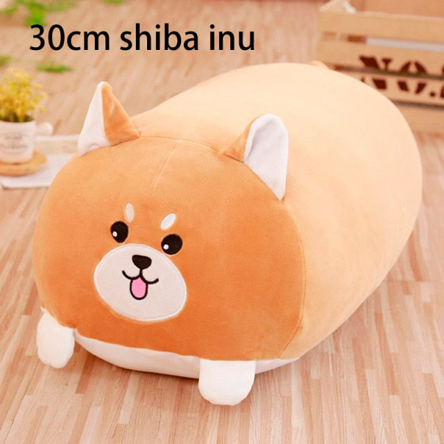 Plushmallow SuperSquish Long Squishy Dinosaur, Pig, Cat, & Panda Plushy