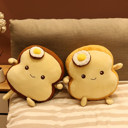 Plushmallow Fried Egg & Bread Plushie