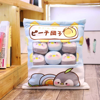 Plushmallow Plushie Pudding Bag - Animals and Fruits