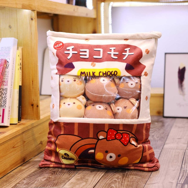 Plushmallow Plushie Pudding Bag - Animals and Fruits