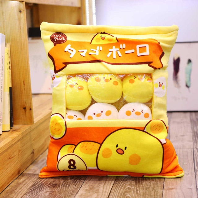 Plushmallow Plushie Pudding Bag - Animals and Fruits