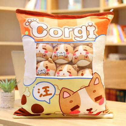 Plushmallow Plushie Pudding Bag - Animals and Fruits