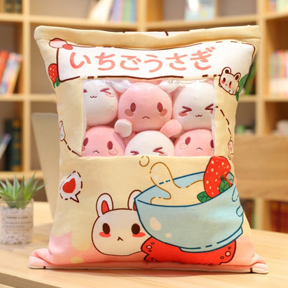 Plushmallow Plushie Pudding Bag - Animals and Fruits