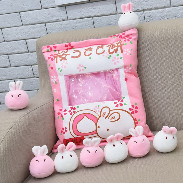 Plushmallow Plushie Pudding Bag - Animals and Fruits