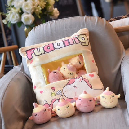 Plushmallow Plushie Pudding Bag - Animals and Fruits