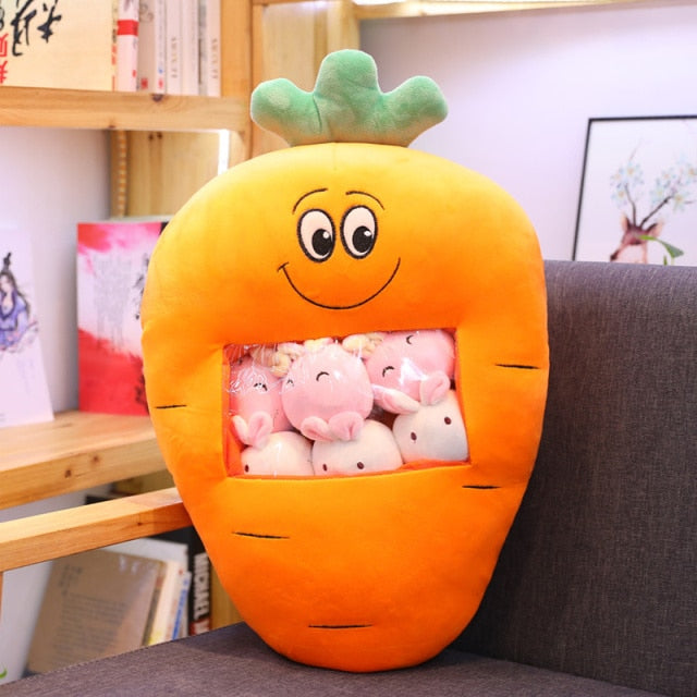 Plushmallow Plushie Pudding Bag - Animals and Fruits