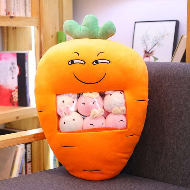 Plushmallow Plushie Pudding Bag - Animals and Fruits